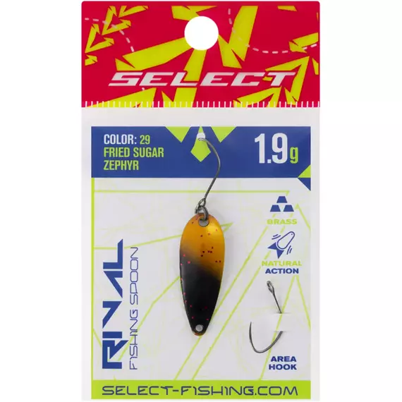 Блешня Select Rival 1.9g 30mm #29 Fried Sugar Zephyr, Вага блешні: 1.9, Колір блешні: #29 Fried Sugar Zephyr, фото , изображение 2